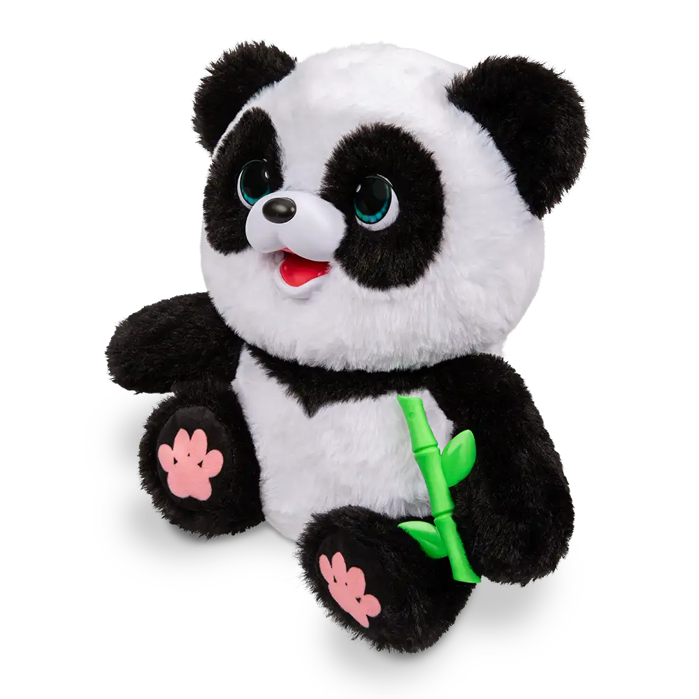 Little Live Pets Mascota Panda Bebe Interactivo Sonidos Mueve Piernas Usa Pelela - Imagen 6