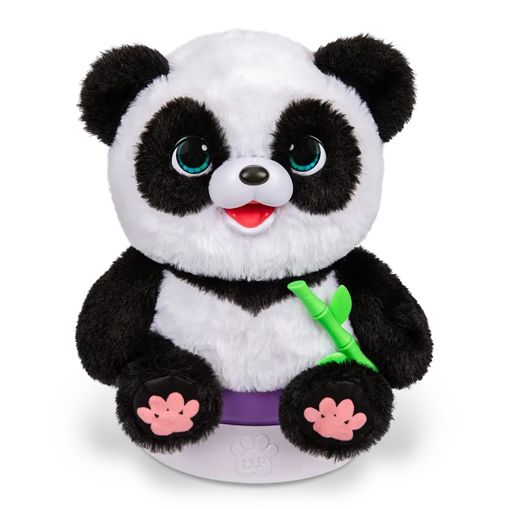 Little Live Pets Mascota Panda Bebe Interactivo Sonidos Mueve Piernas Usa Pelela - Imagen 5