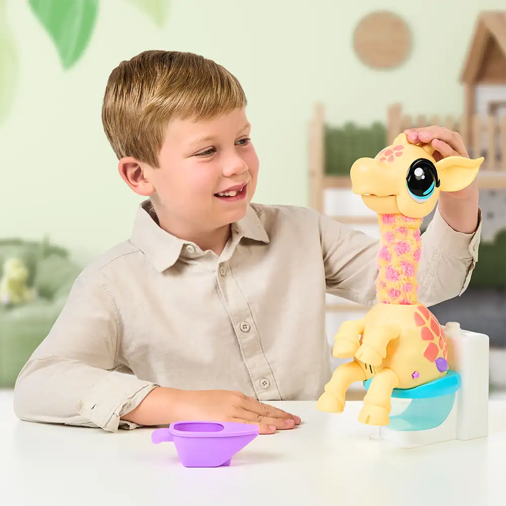 Little Live Pets Mascota Jirafa Interactiva Baila Canta Gilbert Y Hace PoPo
