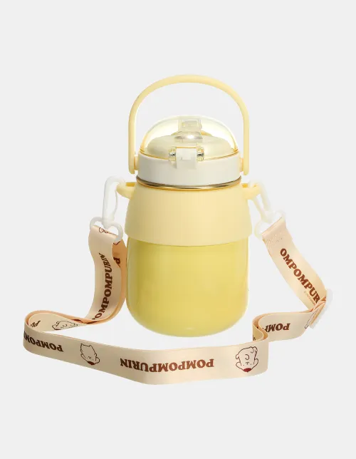 Botella Infantil 700Ml Sanrio Doble Capa Acero inoxidable y correa Varios Motivos - Imagen 8