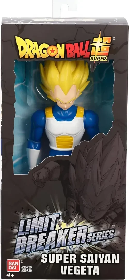 Muñeco 31 Cm Dragon Ball Z Limit Breaker Super Saiyan Vegeta 30cm -Original Bandai