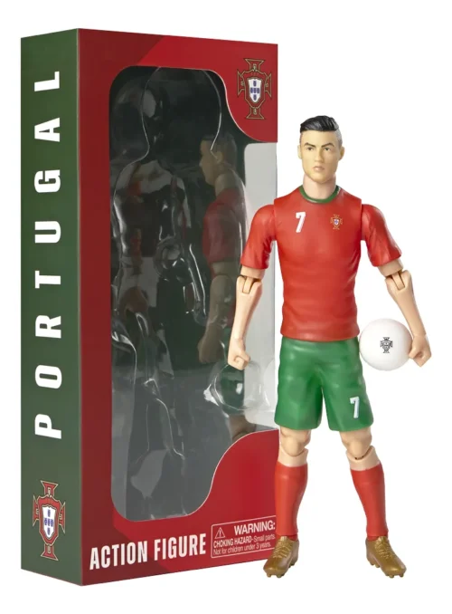 CR7 Muñeco Cristiano Ronaldo Articulado 20 cm Sockers Figura Futbol