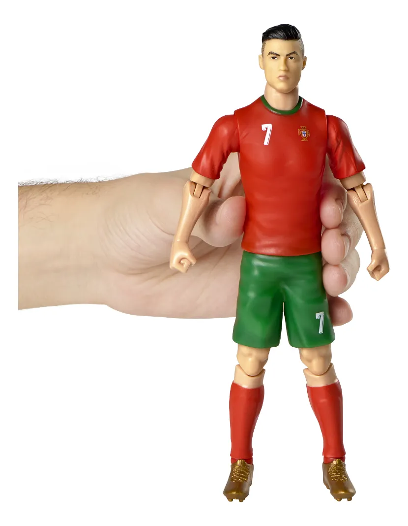 CR7 Muñeco Cristiano Ronaldo Articulado 20 cm Sockers Figura Futbol - Imagen 7