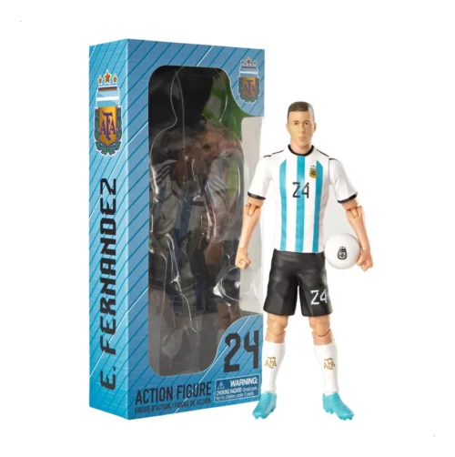 Muñeco Enzo Fernandez Articulado 20 cm Sockers Figura Futbol AFA