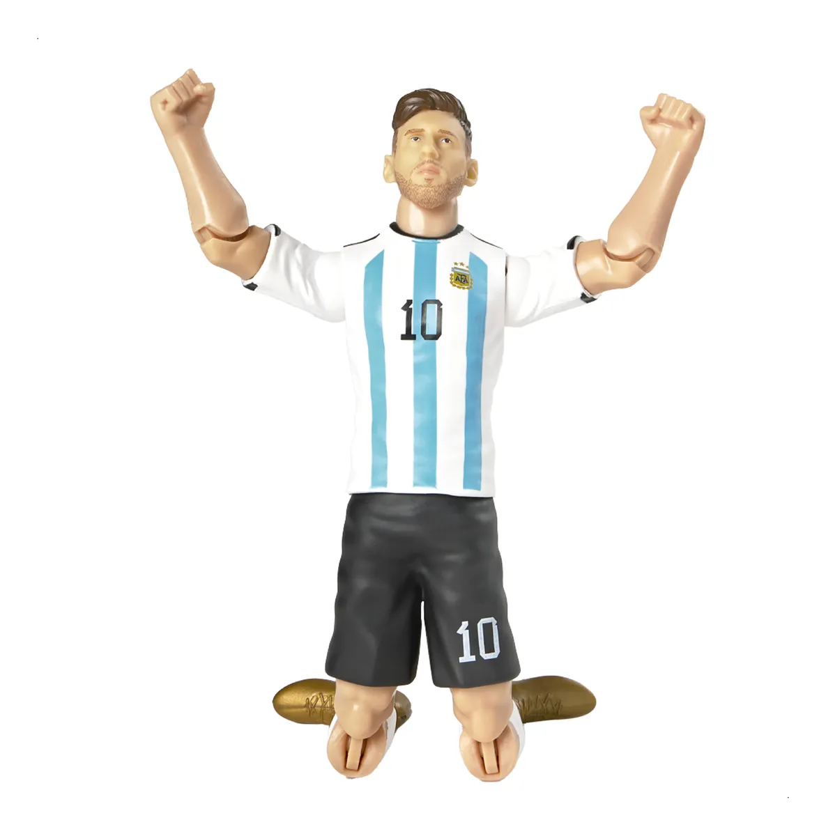 Muñeco Lionel Messi Articulado 20 cm Sockers Figura Futbol AFA - Imagen 2
