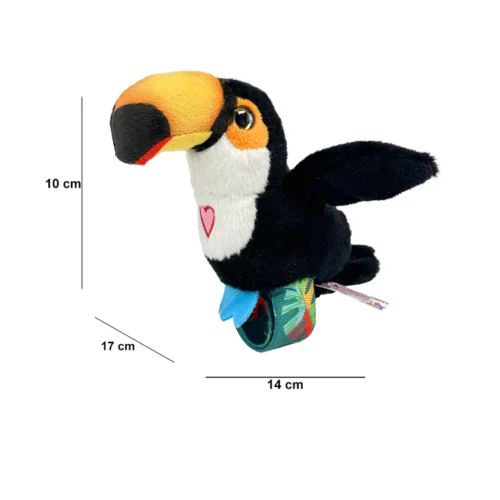 Peluche Pulsera Happy Yappers Mascota Interactiva Recargable Con Usb